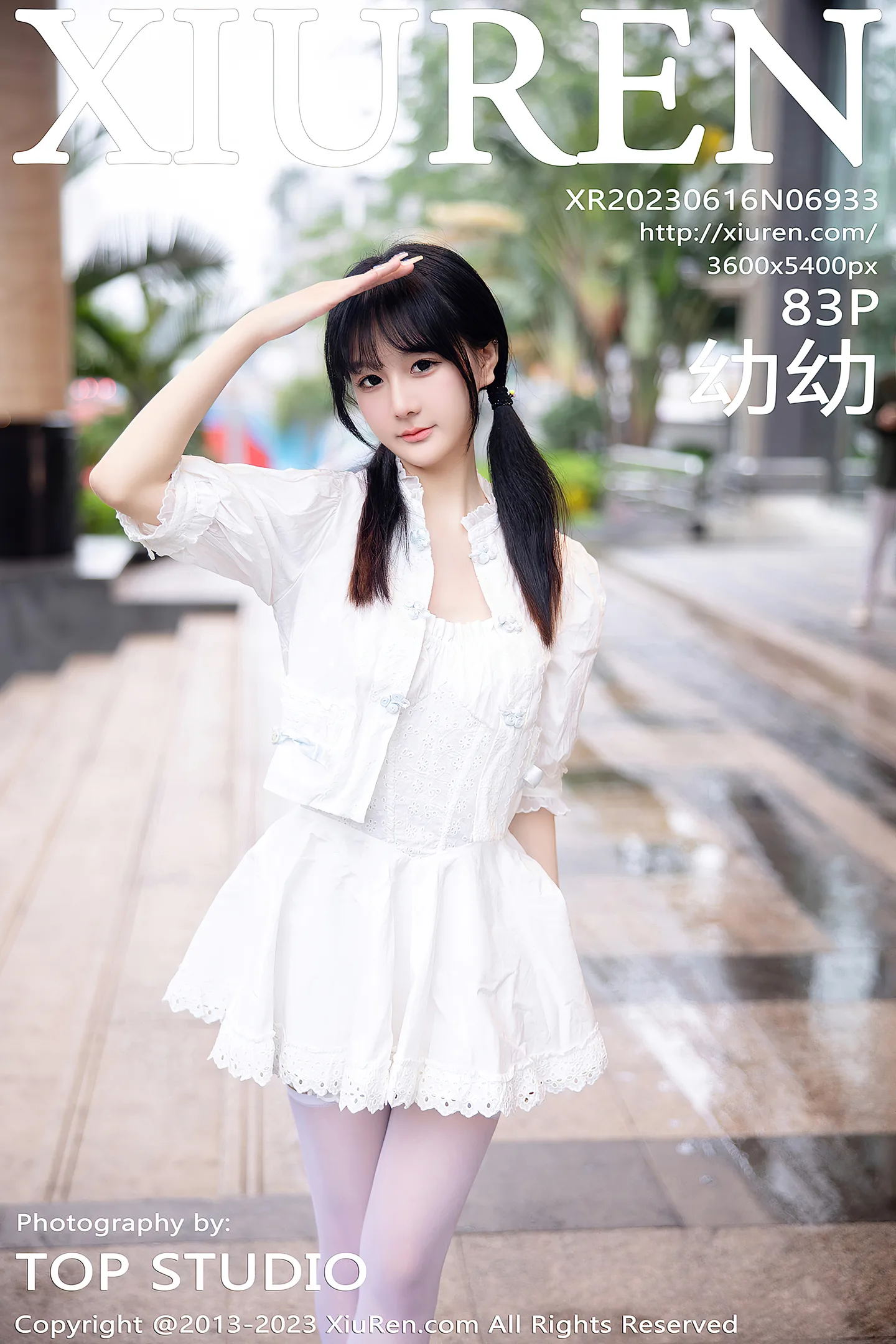 [XiuRen秀人网]No.6933_模特幼幼白色连衣短裙露性感粉色情趣内衣秀完美身材诱惑写真83P-秀人网 - XiuRen.Space